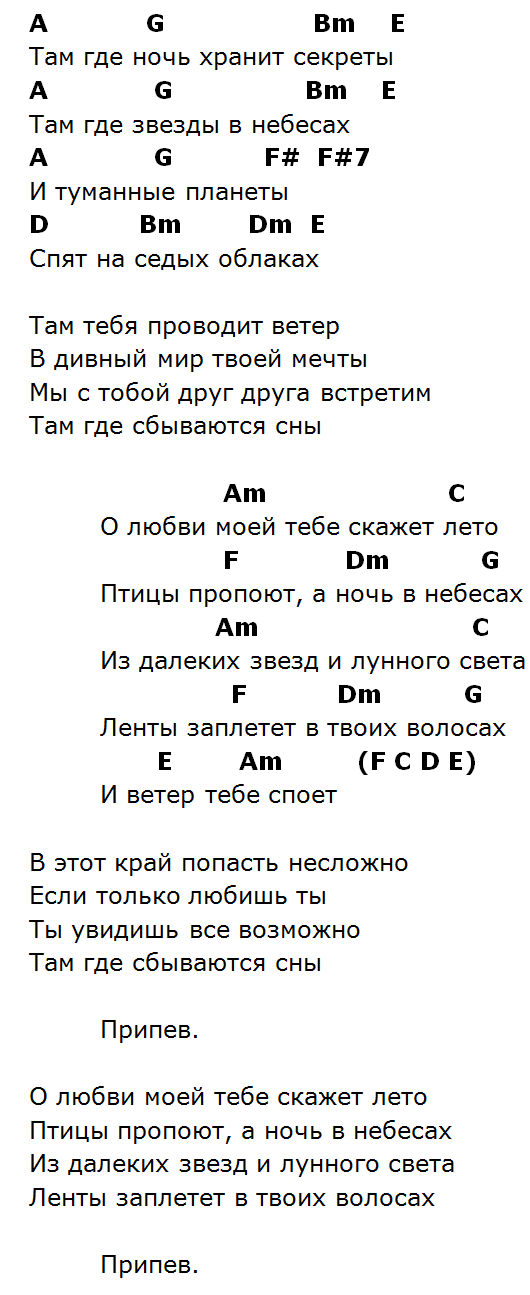 Аккорды песни сбудется. Слова песни там нет меня текст. Песня там где. Ветер Браво аккорды. Там нет меня текст аккорды.