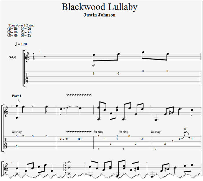 Blackwood Lullaby табы